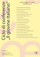 Ciclo di conferenze: "il giovine italiano"