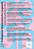 CoRoLi im Sommersemester 2025