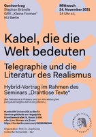 Gastvortrag von Stephan Brändle am 24. November 2021