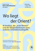 Gastvortrag von Maud Meyzaud am 7.12.2021