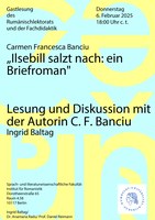 Lesung mit der Autorin C. F. Banciu