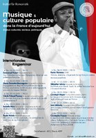 Ringseminar im Wintersemester: Musique et culture populaire dans la France d'aujourd'hui