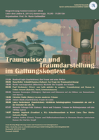 Ringvorlesung: Traumwissen und Traumdarstellung im Gattungskontext