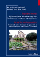 Neuerscheinung: Spielarten des Heimat- und Regionalromans in der französischen und frankophonen Gegenwartsliteratur