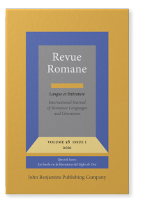 Herausgeberschaft: Revue Romane. Langue et littérature Herausgeberschaft: Revue Romane. Langue et littérature